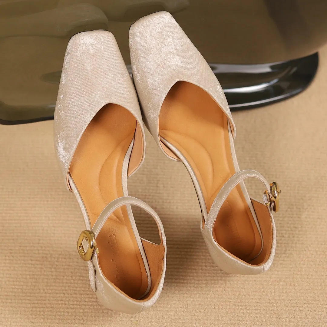 2024 Summer New Women's Genuine Square Toe Mary Jane Flats Sandals - Elegant Slim Fit minimalist dress shoes in Plus 34-41 Sizes (B159) 2024 Summer New Women's Genuine Square Toe Mary Jane Flats Sandals - Elegant Slim Fit minimalist dress shoes in Plus 34-41 Sizes (B159)