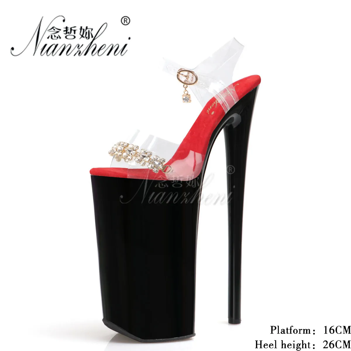 Sparkly stripper heels best sale