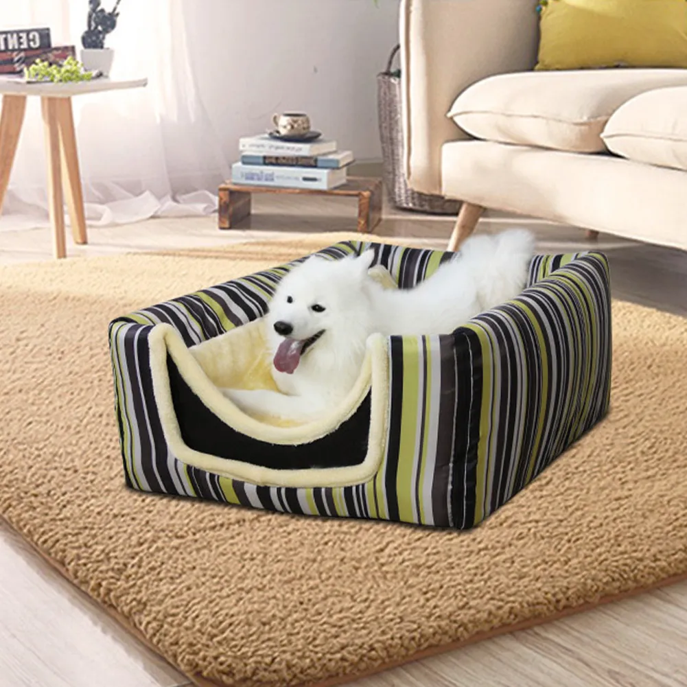 Lit Grotte Pour Chien/Chat - Doudou Moelleux Et Chaud - Taille 40x40cm Ou 50x50cm, Lavable - Pour Hiver