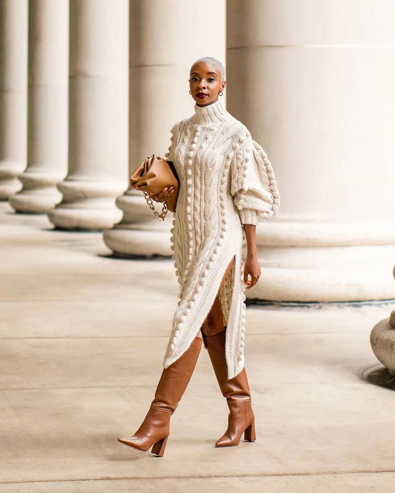 winter dress cream Winter Dresses Cream Sweater Dress Girls Heather Beige Dress Beige Sweater Dress Skater Sweater Dress