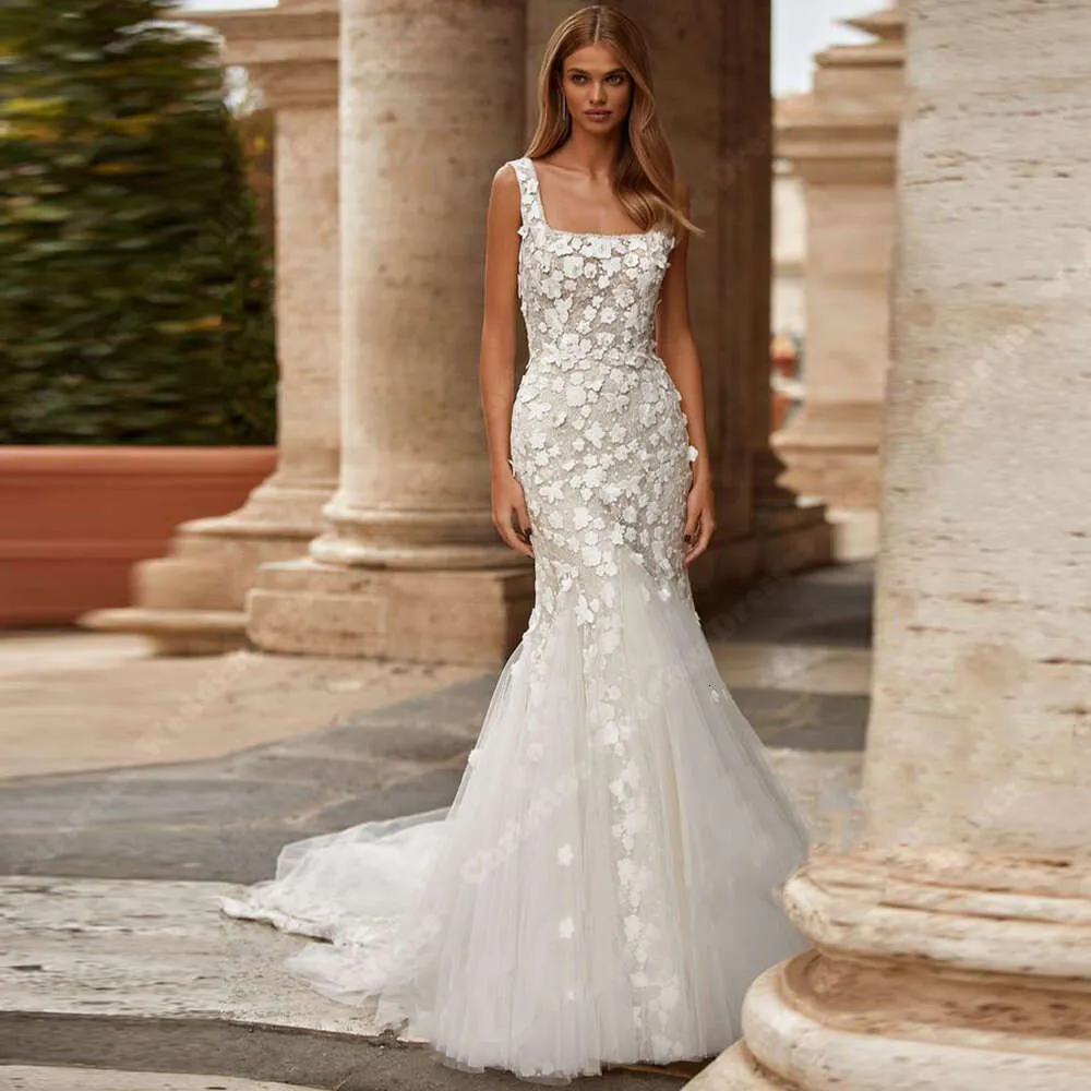 garden wedding bride dress Everglade Couture Embroidered Floral Wedding Dress by Claire Pettibone