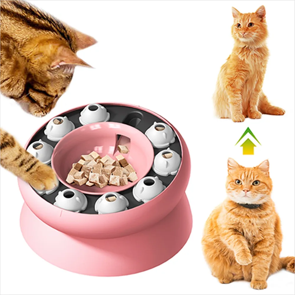 Interactive Cat Feeder Cat Treat Toy Interactive Cat Puzzle Toy