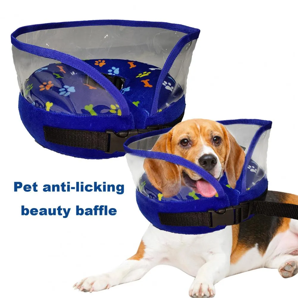Soft Comfy Dog Cone Collar Adjustable, Durable Pet Recovery Cone
