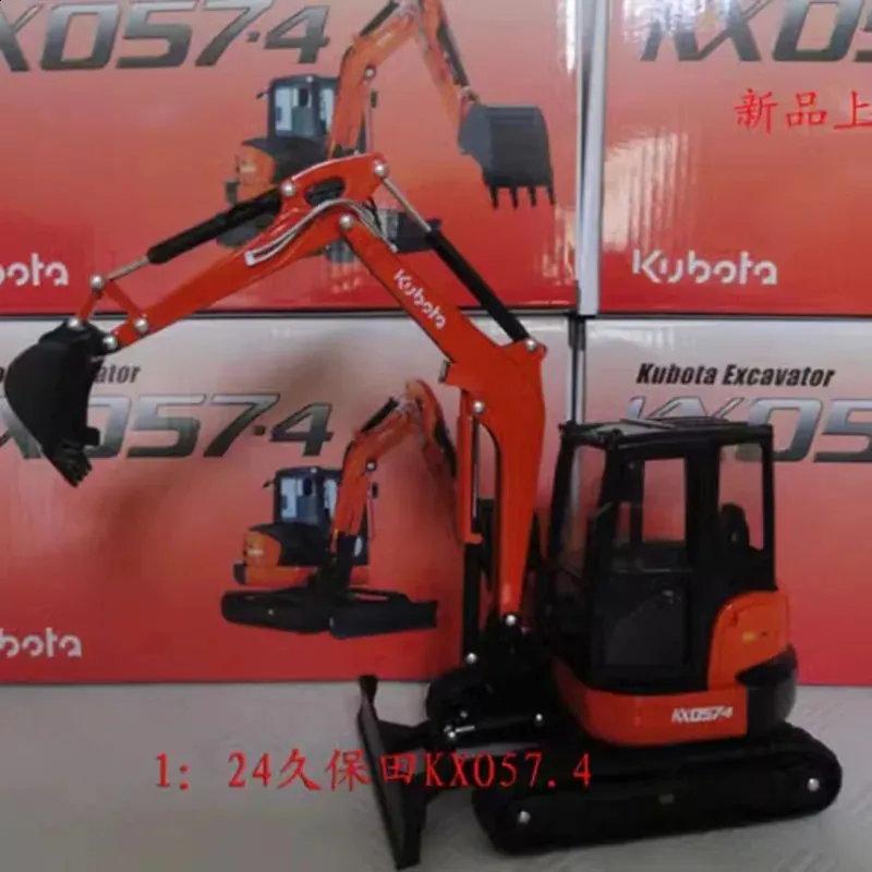 1/24 Scale Kubota KX057.4/U40-6 Excavator Model - Die Cast