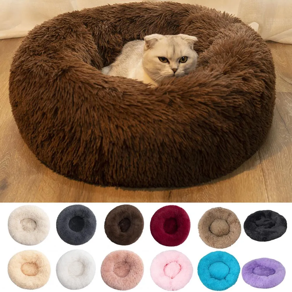 No Slip Bottom Thickened Solid Color Puppy Kennel Sofa Winter