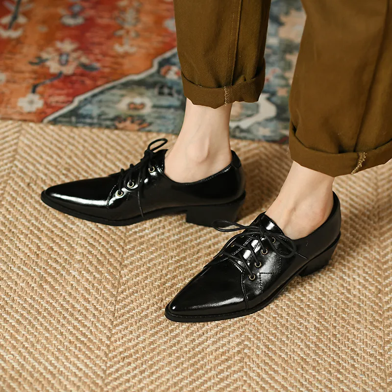 British Oxford Mens Dress Loafers Black For Women Low Cut Black Brown Heels Casual Style New 2023 Spring Autumn Collection From Dh1102963094 34.4 DHgate.Com
