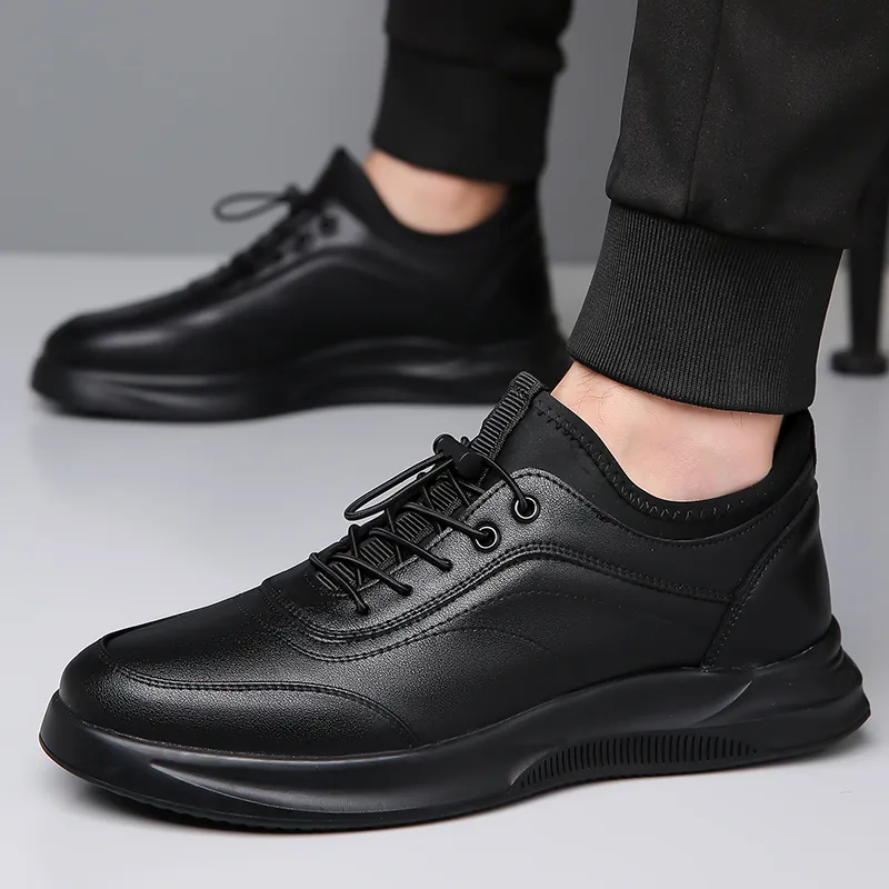 Leather Athletic Shoes for Team Sports with Rubber Sole Men main image 3