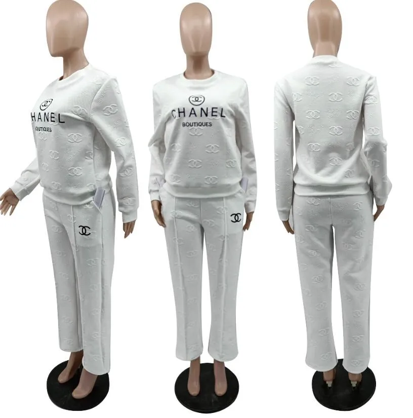 Luxury Rhinestone Cross Tracksuit Set With Embossed And Embroidered Logo Designer Casual Sports Suit With Long Sleeves And Wide Pants From Feifan1688 31.2 DHgate.Com