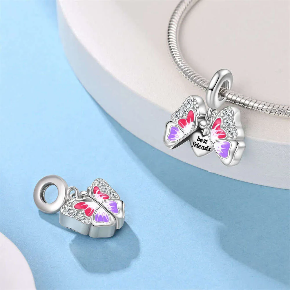 Schmetterling Anhänger Aus Sterlingsilber Für Charm Armbänder_voghion.com