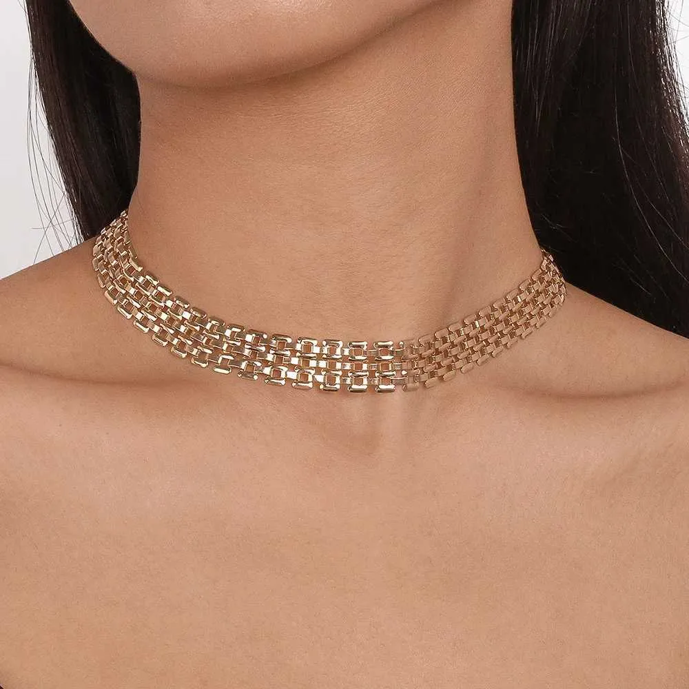 Simple Diamante Choker Chain Diamante Graduated Bar Necklace