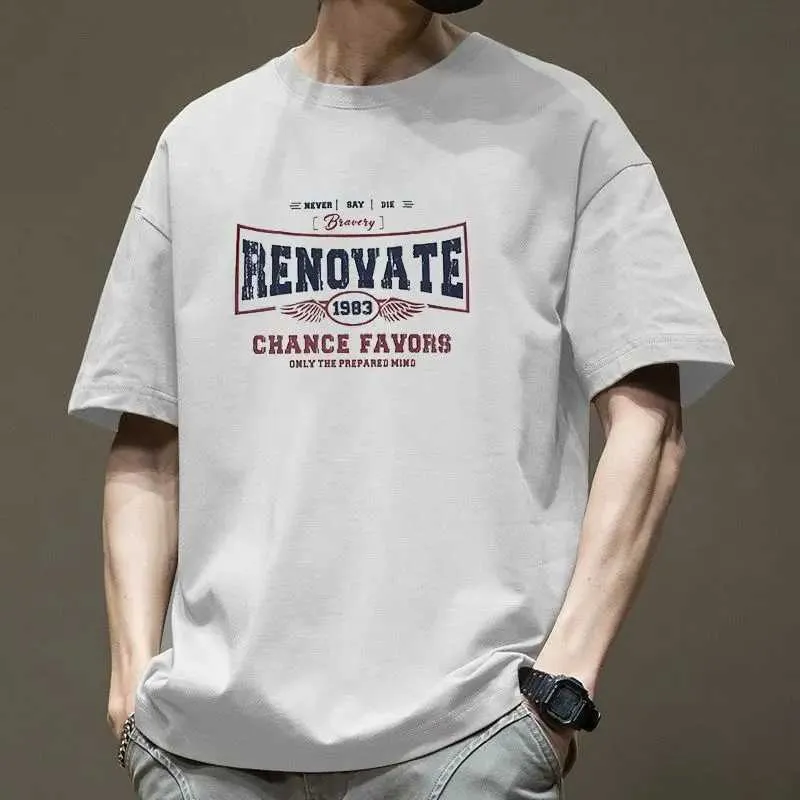 m♡ページ Mens Funny Graphic Tee Letter Print Tee | DHgate