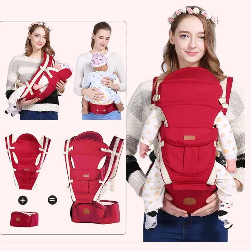 Ergonomic 3 In 1 Baby Carrier With Non Slip Grip Hipseat And Front Facing Kangaroo Wrap Sling Fs1 For Infants 0 48 Months Y240919 From Time brocade1 11.6 DHgate.Com