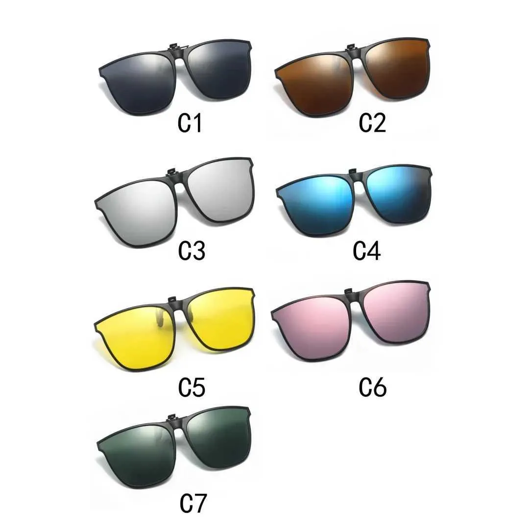 Anti glare clip on sunglasses hotsell