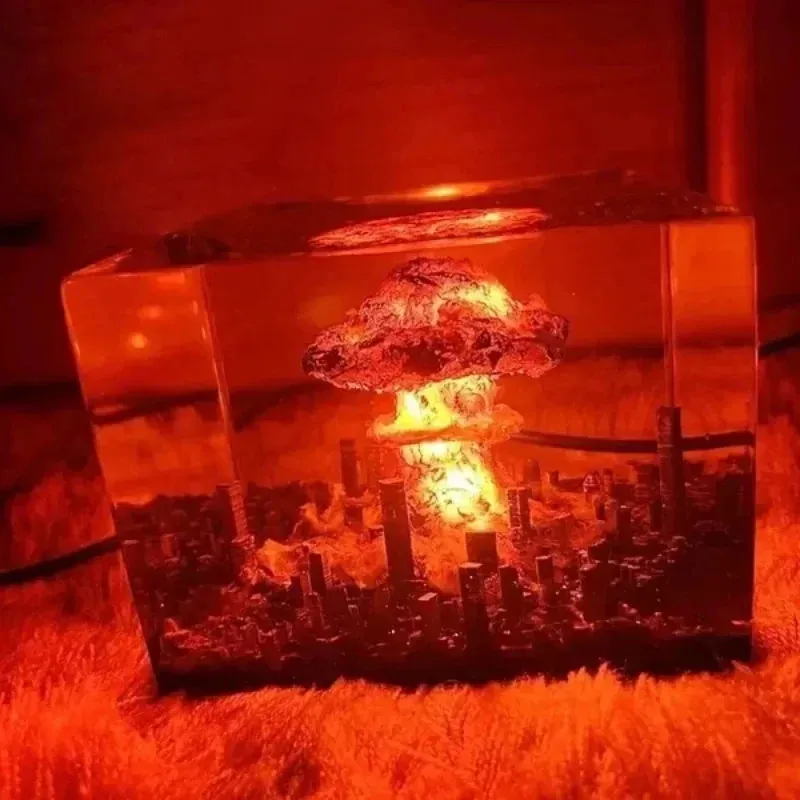 Explosion Decor Nuclear Explosion Bomb Flameless Lamp Mushroom Cloud... From Homehaven ...
