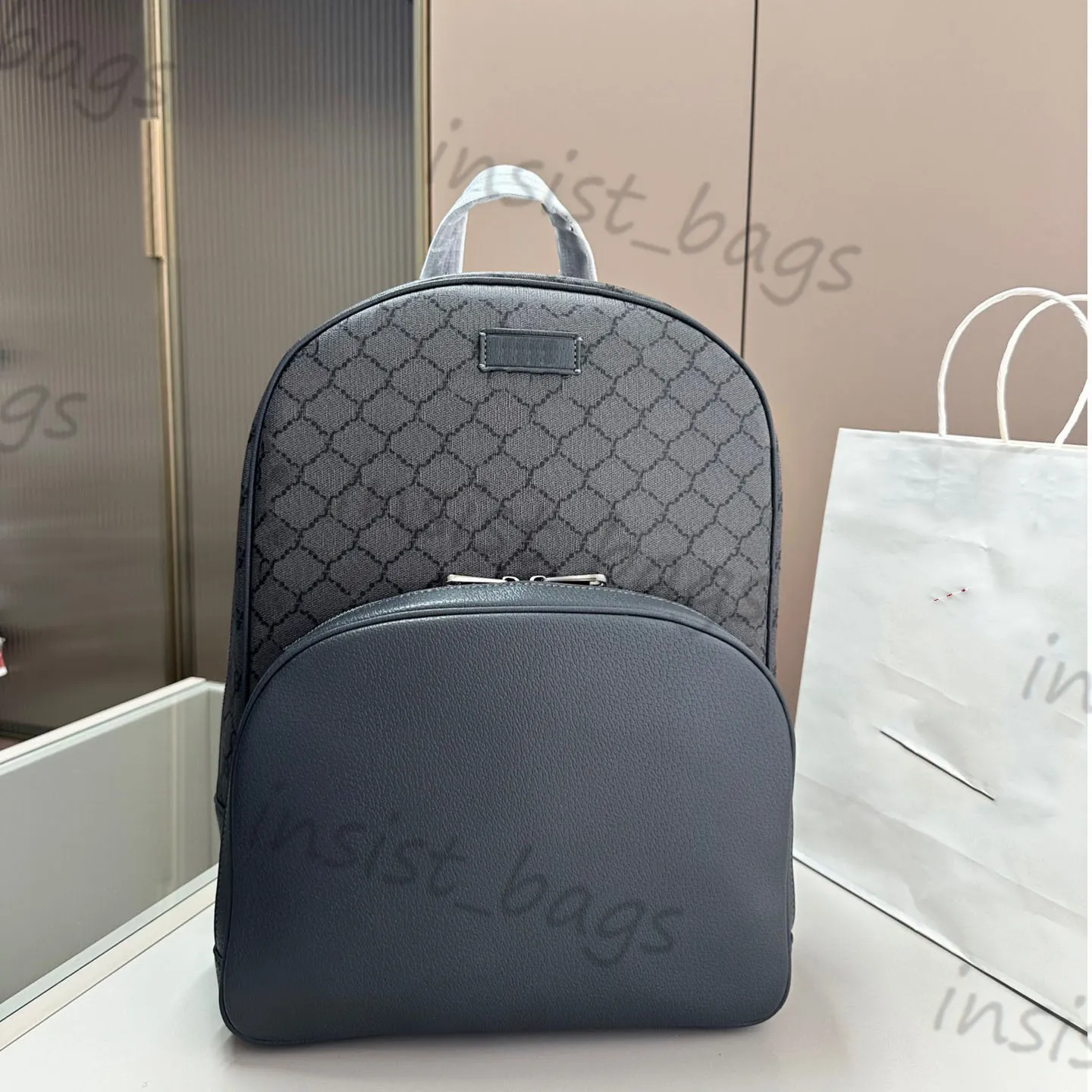 Designer Backpack Large Capacity Leather Travel Bag Mens And 