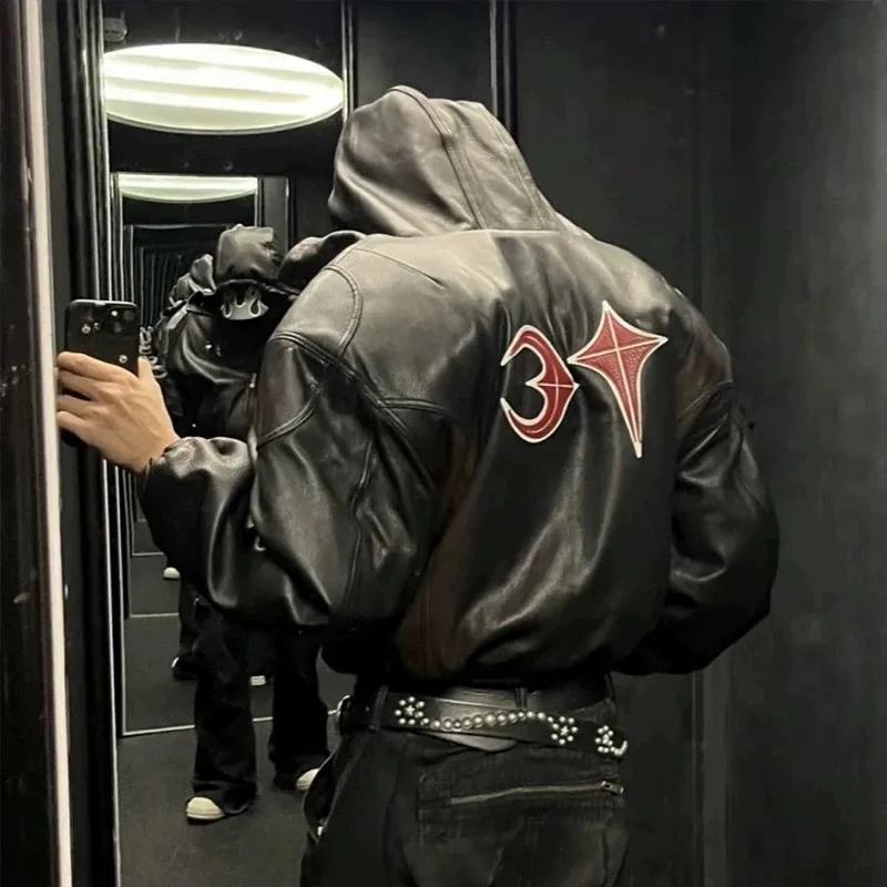 Thug Club Heavyweight Ins Cotton Leather leather jacket Thug Club Heavyweight Ins Cotton Leather leather jacket