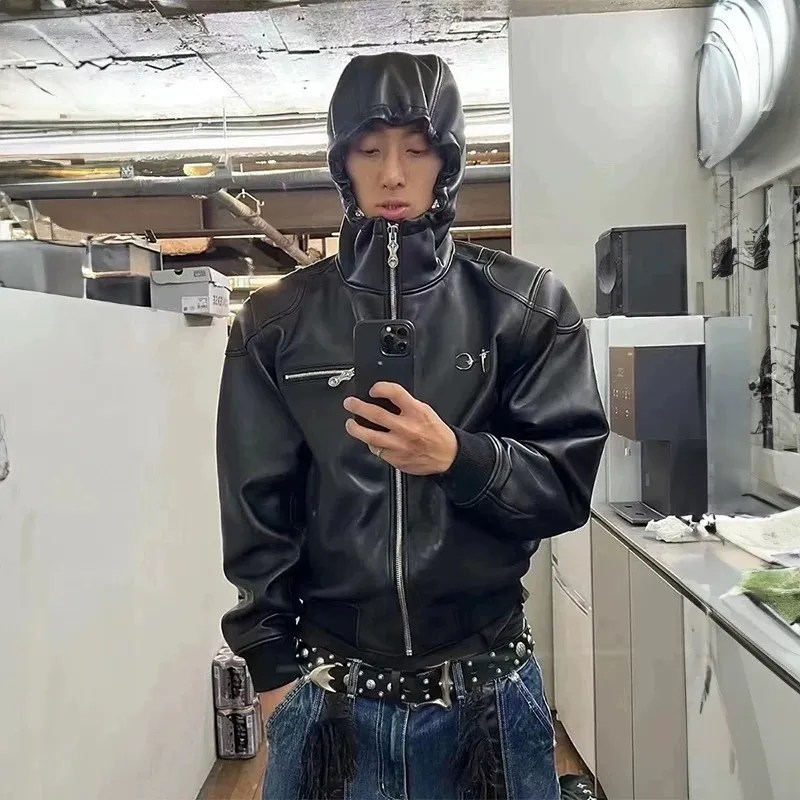Thug Club Heavyweight Ins Cotton Leather leather jacket Thug Club Heavyweight Ins Cotton Leather leather jacket