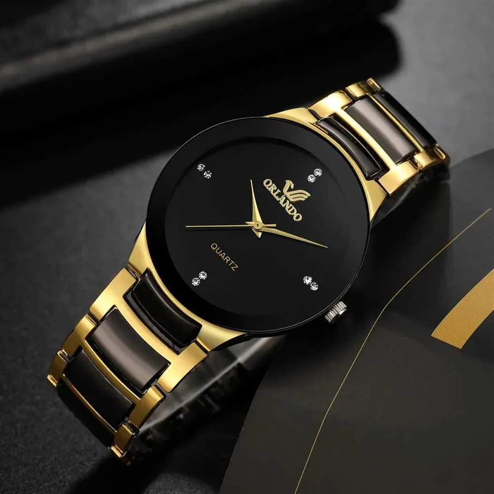 black and gold dress watch Vincero The Kairos II main image 0