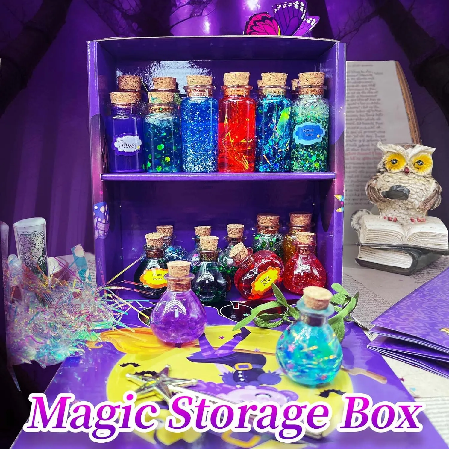Dan&Darci Kit de potion de fée magique pour garçons – Cadeaux d'anniversaire pour filles – Idées cadeaux pour filles de 6, 7, 8, 9, 10 ans – Jouets