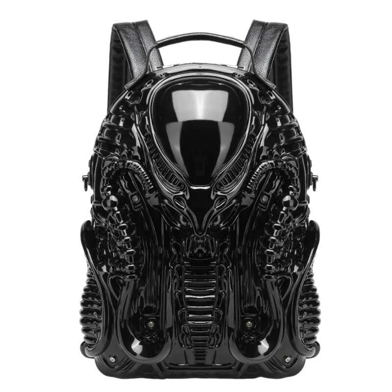 Extra Large Halloween Unisex Creative Travel 3D Xenomorph  display picture 1