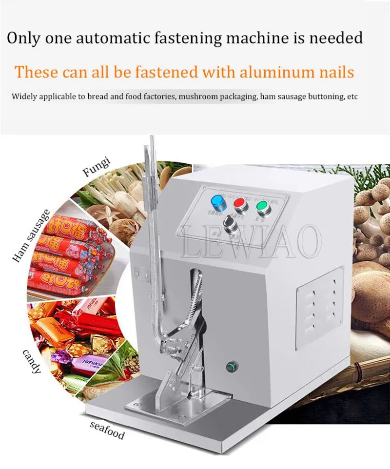 Helper Clipper Machine Electric Automatic Sausage Clipper Machine For Fruit, Net, And Loan ...