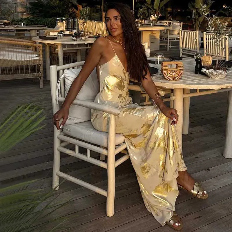 Gold Long Floor-Length Chiffon Evening Dress for Juniors with Short Sleeves  from Dhgate Runway Dresses - price 24.8