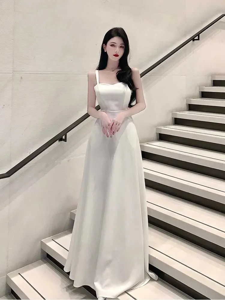Evening Gown Dress Elegant Korea Red Elegant Party Dress Women