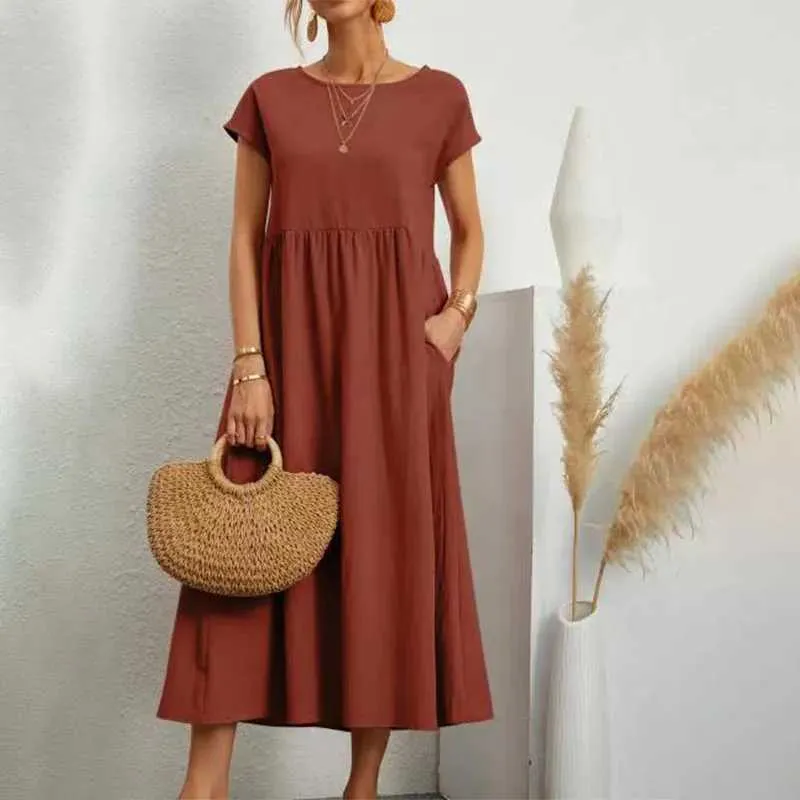 Summer Casual Loose Elegant Long Linen Dresses For... From Jichang_store1, $14.55 | DHgate.Com Summer Casual Loose Elegant Long Linen Dresses For... From Jichang_store1, $14.55 | DHgate.Com