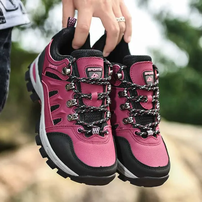 Women's Hiking Best Leather Outdoor Boots Waterproof Hiking