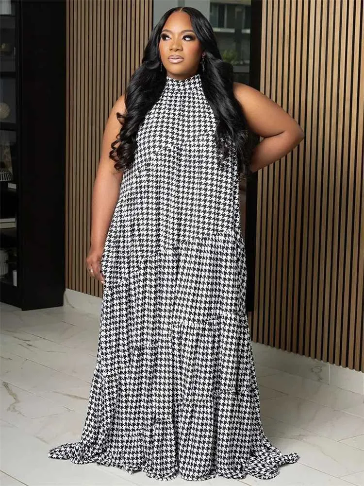 knee length dresses for ladies Final Sale Plus Size Off The Shoulder Satin Maxi Dress with Waist Tie in Yellow Royal Blue and Black Design Print