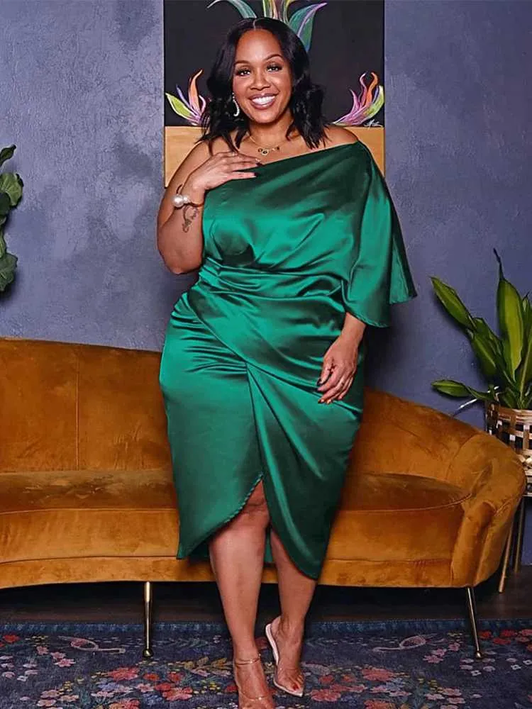 plus size satin dress wholesaler Plus Size Womens Velvet Trumpet Wedding Dress Floor Length Ruffled Collar  Up To 50% Off