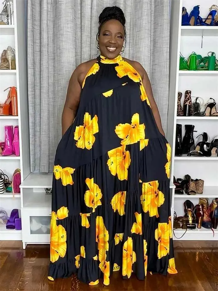 Wmstar Plus Size Maxi Dress Elegant Print Bandage... From Jichang_store1,  $16.5 | DHgate.Com