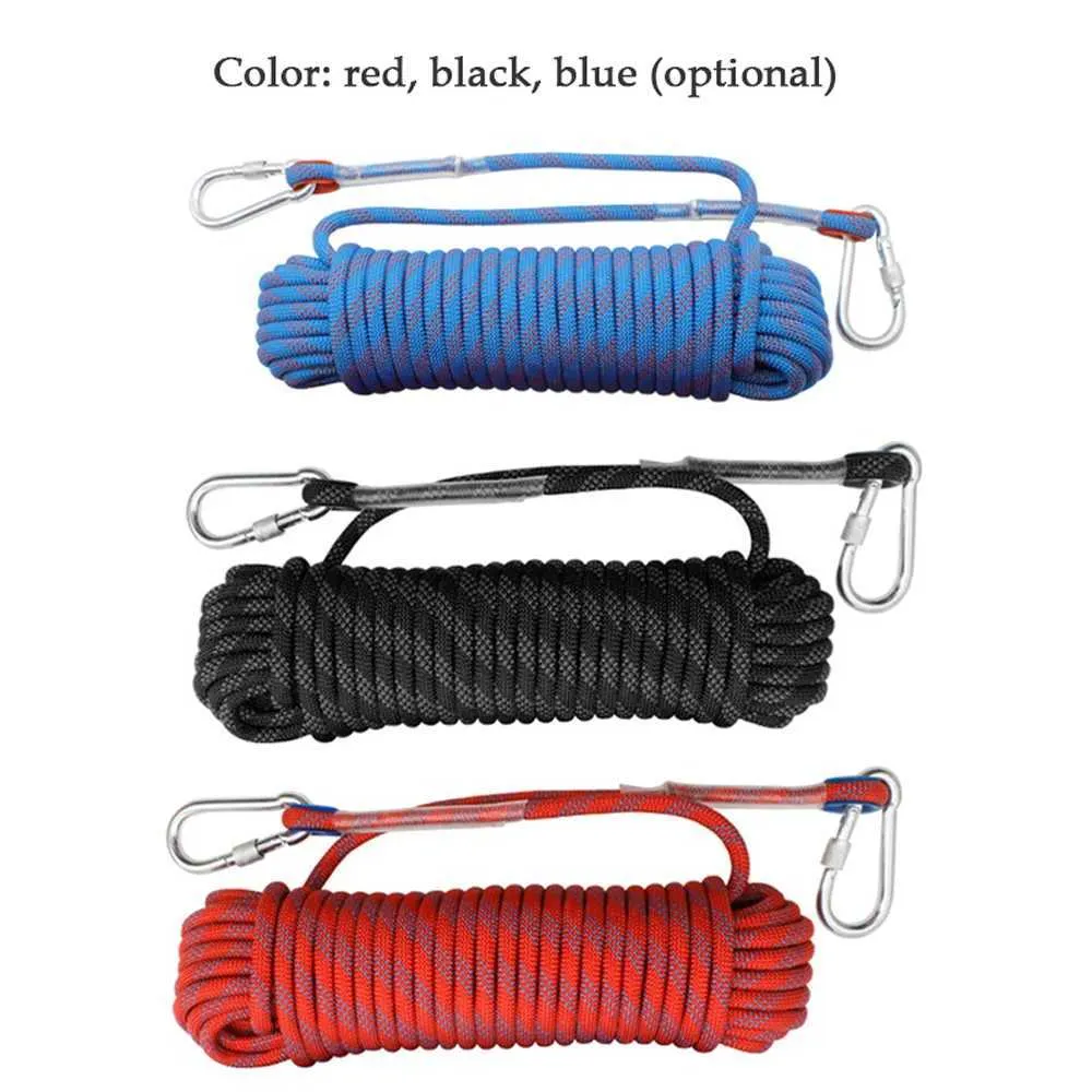 10mm Climbing Rope - 10m Outdoor Safety Rope for Rescue, Emergency, and ...