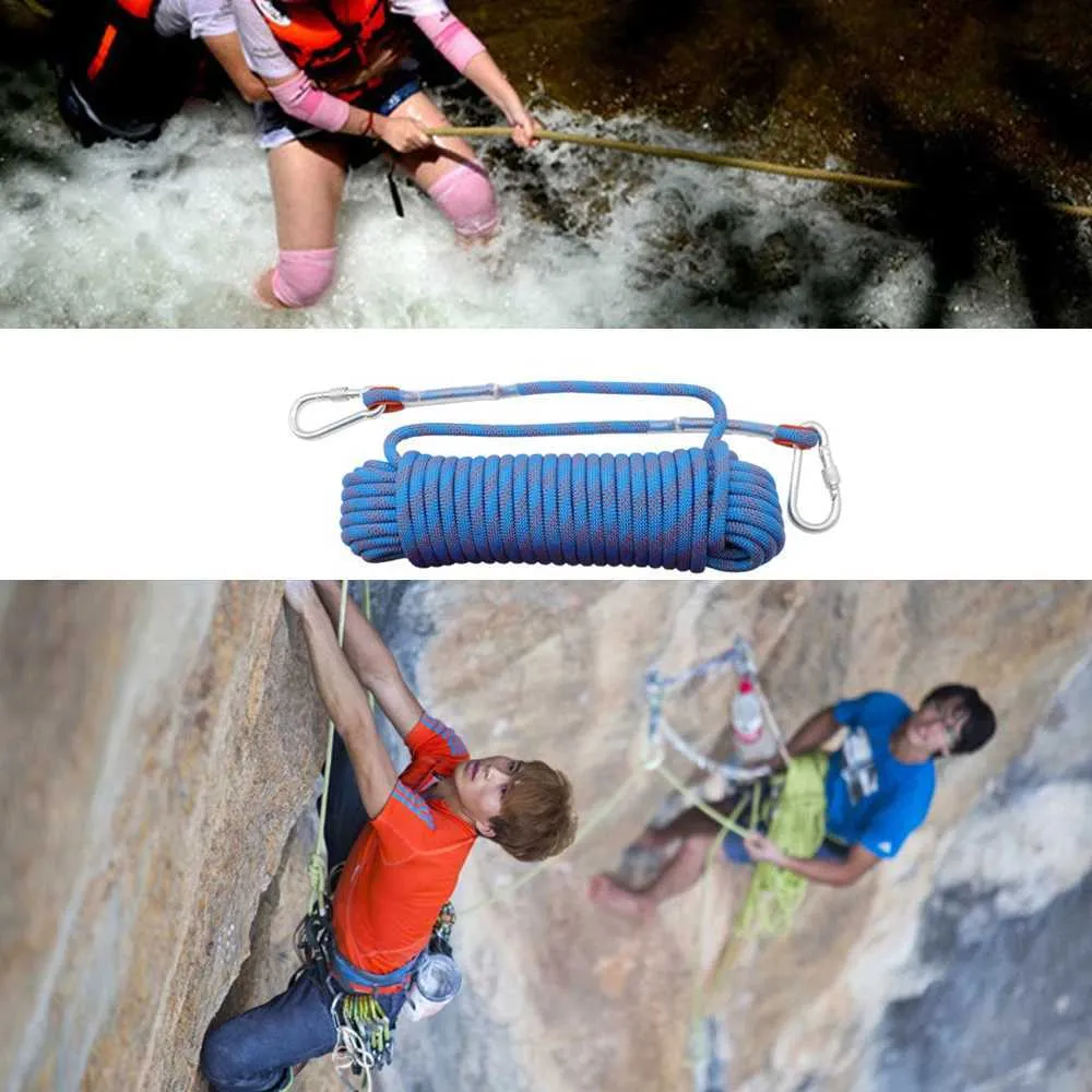 10mm Climbing Rope - 10m Outdoor Safety Rope for Rescue, Emergency, and ...