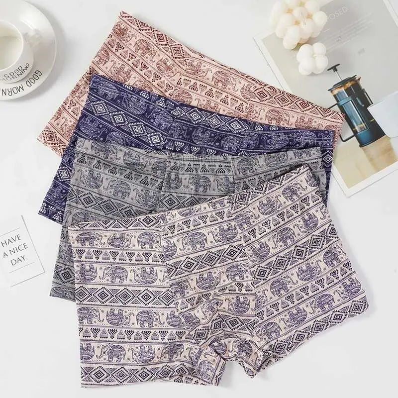 Zannycn Boxer Elastico Slip Colori Assortiti, Boxer Uomo Cotone