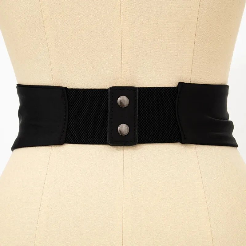 corset belt for dress HAUTE CUIR - Black Hourglass Corset Belt main image 0