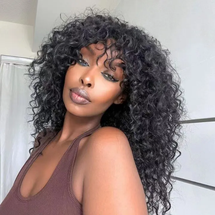 Short Wigs For Women Shoulder Length Afro Curly Wig With  display picture 1