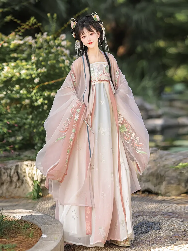 Robe Hanfu De La Dynastie Tang Pour Femmes Style Qipao