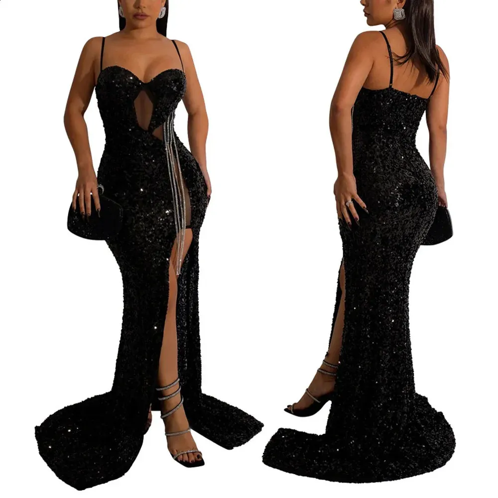 DHgate.com:Womens Sparkling Sequin Spaghetti Strap Maxi DHgate.com:Womens Sparkling Sequin Spaghetti Strap Maxi