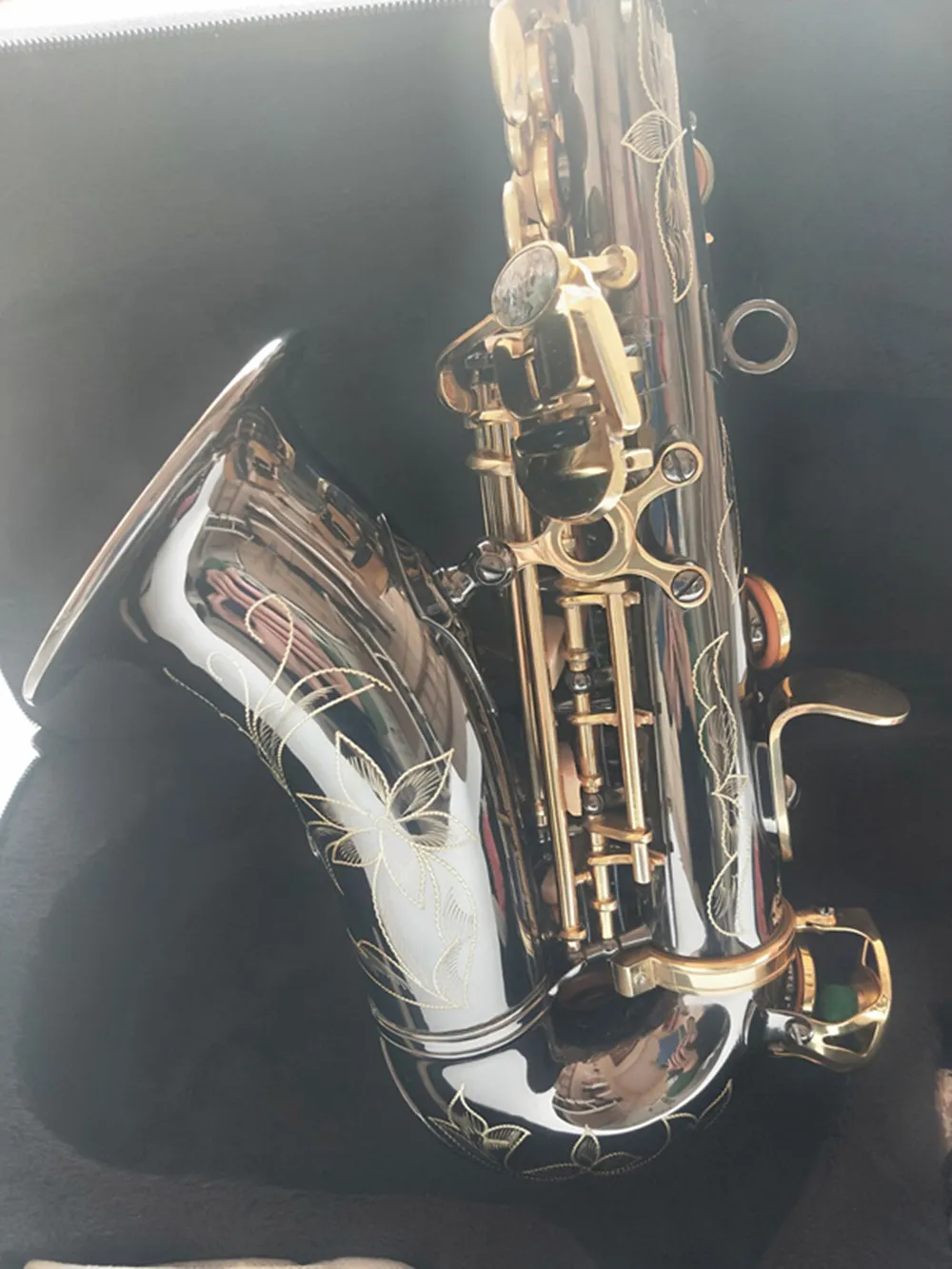 Curved Soprano Sax: Nickel-Plated Children's Saxophone with Enhanced ...
