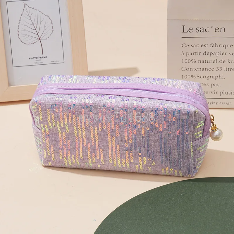Glitter pouch for makeup hotsell
