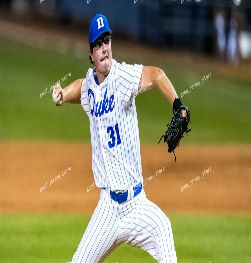 NCAA Duke Blue Devils Baseball Jersey Marcus Stroman Michael Rothenberg Matt Mervis Joey Loperfido Cooper Stinson