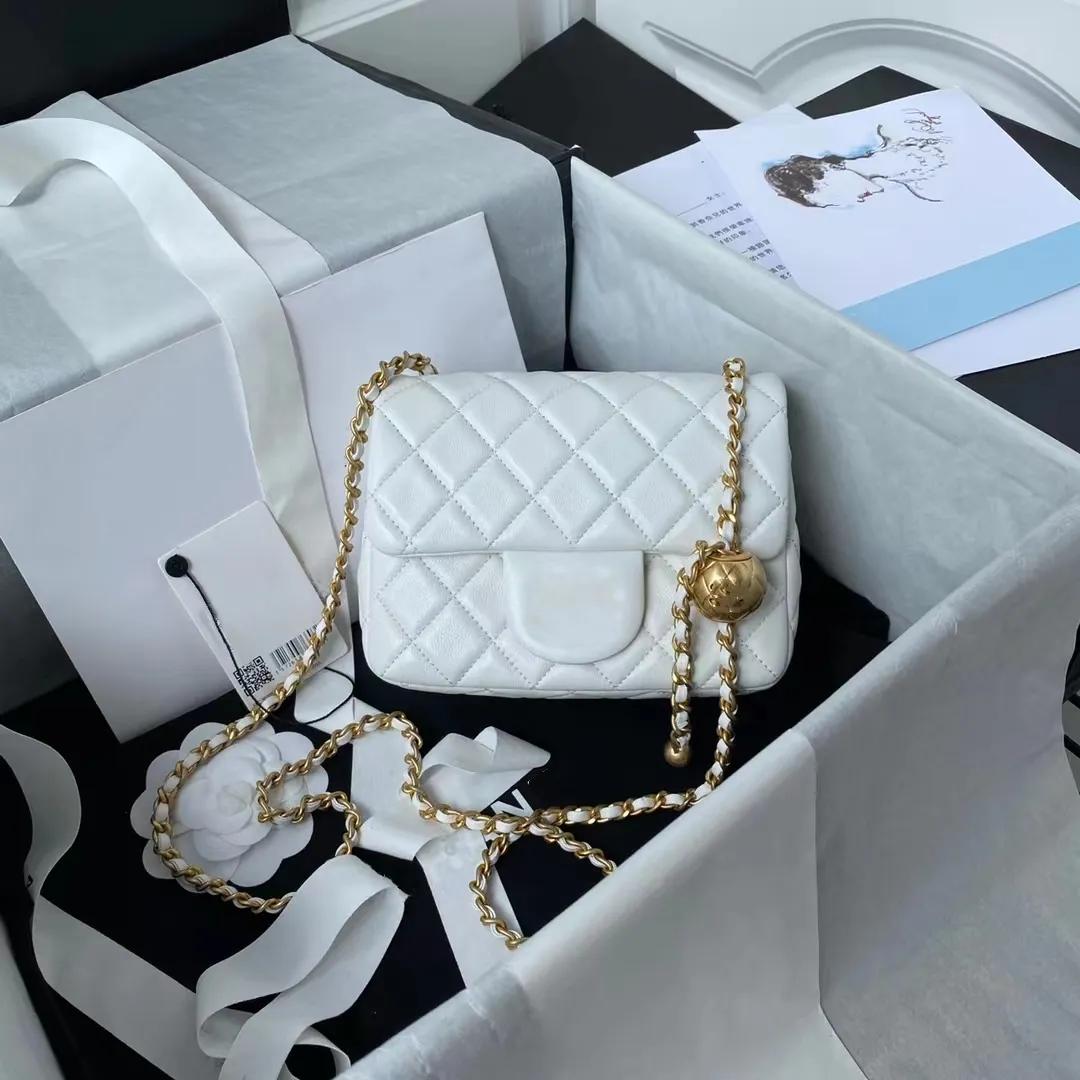 Designer Bag With Mirror Quality Silver Chain Gold Chain Popular CF Mini Flap Bag Retro And Beautiful Adjustable Chain Length Bag Shoulder Bag Exquisite And Perfect From 301 38 DHgate