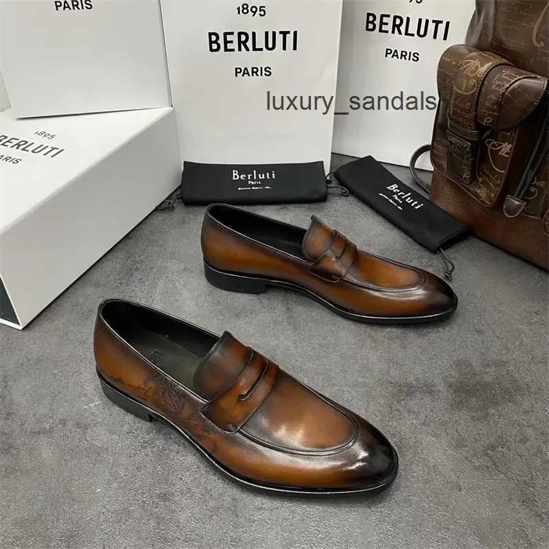 Wholesale Berluti Mens Leather Aldo Formal Shoes Formal Low Wholesale Berluti Mens Leather Aldo Formal Shoes Formal Low