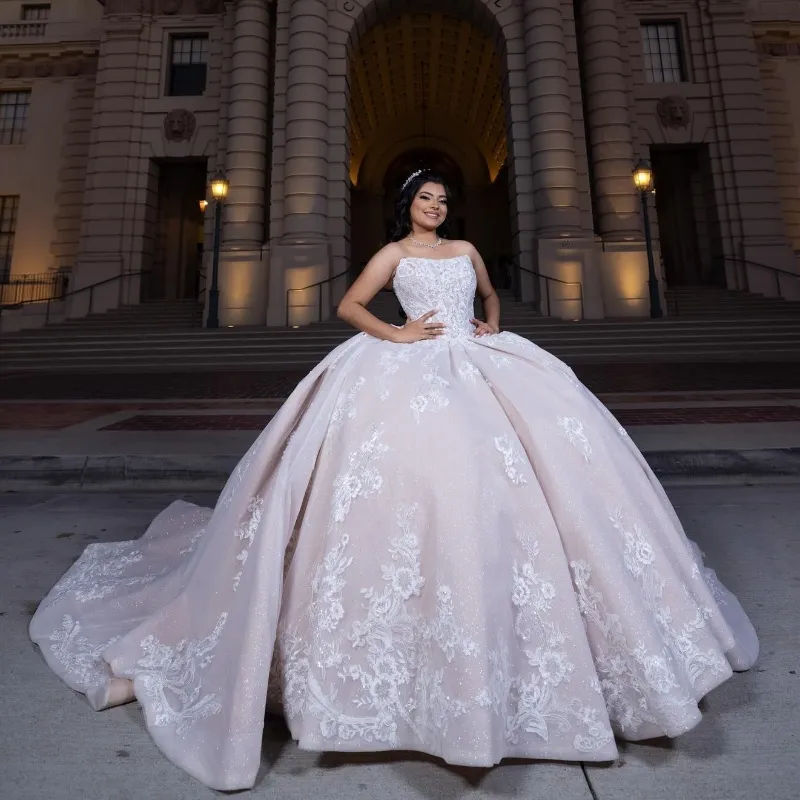 light pink 15 dresses Pink Quinceaera Dresses ABC Fashion