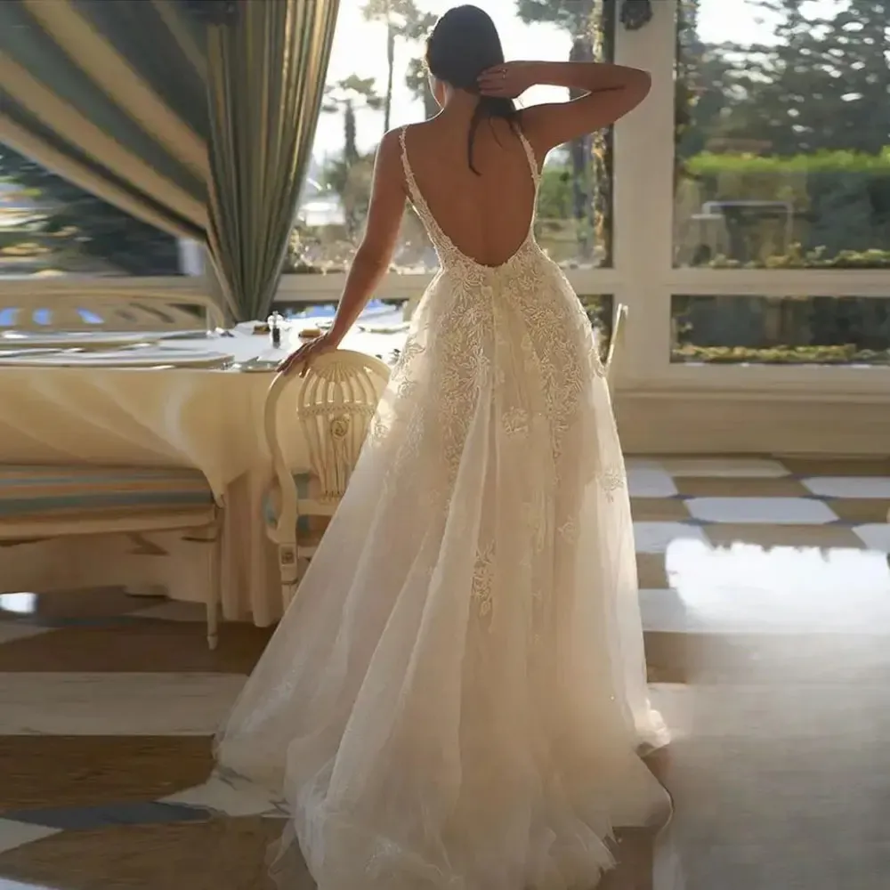 Backless Bridal Gowns: Elegant V Neck Bridal Gowns,... From Sellonbest,  $220.22 | DHgate.Com
