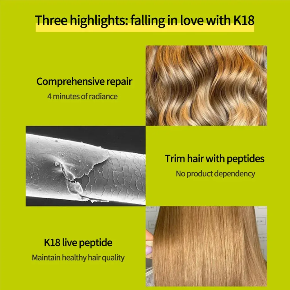 k18 Repair Hair Mask Damage Leave-In Molecular Restore Soft hair Deep Repair Keratin & Scalp Treatment Hair Care Condition