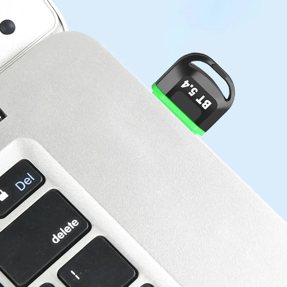 Sarini Adattatore USB Bluetooth 5.4 Per PC – Dongle Mini Per Cuffie, Tastiera, Mouse, Compatibile Windows 11/10/8.1/7 - Foto 4