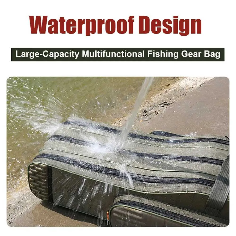 Outdoor Bags 70 130CM Fishing Tackle Bag 2 4 Layer Fishing Rod Carrier  Lightweight Large Capacity Waterproof Multifunctional Fishing Gear Bag From  Kaiser01, $19.4