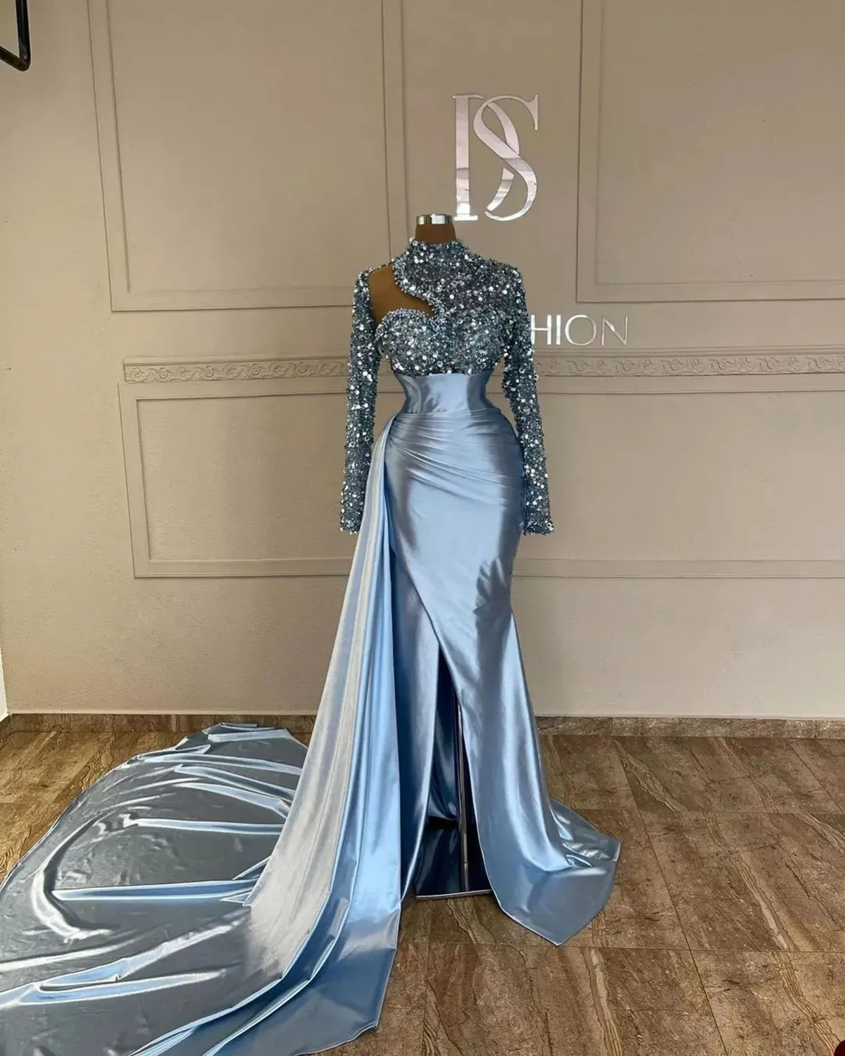 aqua mermaid prom dress Amarra 94005 Prom Dress - Aqua